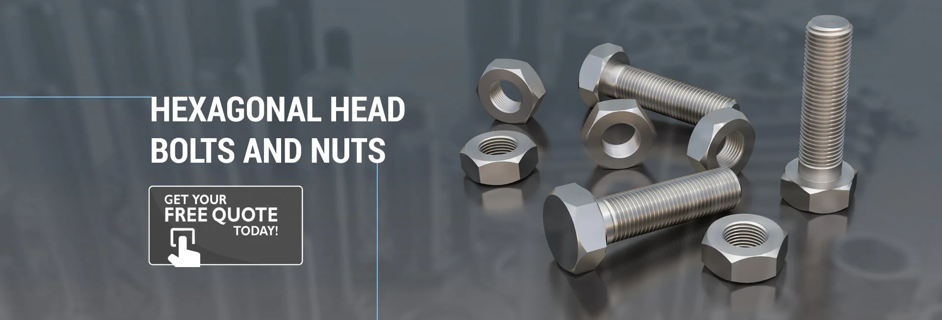 Leading Manufacturer and Supplier of Hexagonal Head Bolts and Nuts, Stainless Steel Hex Bolts, Stainless Steel Hex Nuts