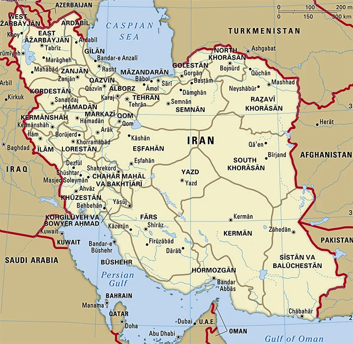 iran map icon
